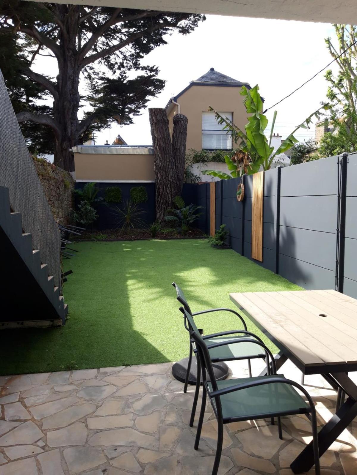 Bel Appartement St Malo avec jardin à 2 pas de la plage Sillon Saint-Malo Esterno foto